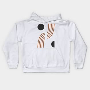 Lines And Circles Kids Hoodie